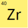 Zirkonium / zirconium / zirconium