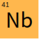 Niob / niobium / niobium