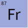 Francium / francium / francium